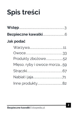 spis treści e-booka "Kiedy i jak podać...?"