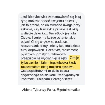 opinia Aldony na temat rybnego e-booka