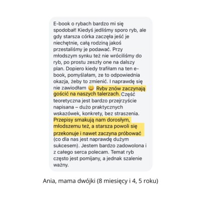 opinia Ani na temat rybnego e-booka