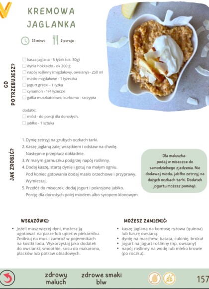 Strona 157 e-booka "Pierwszy krok w rozszerzanie diety"