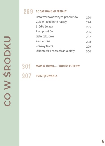 Strona 6 e-booka "Pierwszy krok w rozszerzanie diety"