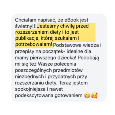 opinia na temat e-booka "Pierwszy krok"
