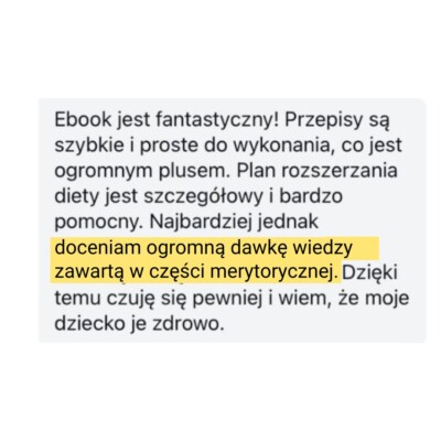 opinia na temat e-booka "Pierwszy krok"
