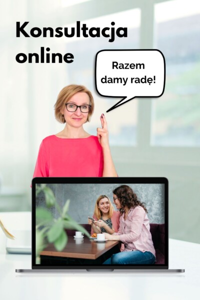 konsultacja online - Marta z laptopem