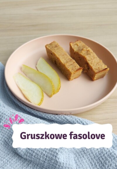 Żelazne BLW - przepis - Gruszkowe fasolove