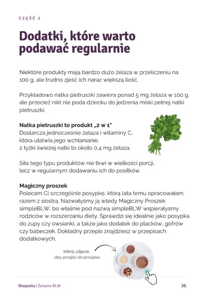Żelazne BLW strona 35 - dodatki